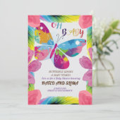 バタフライベビーシャワー招待状、バタフライベビーS 招待状 (スタンド正面)