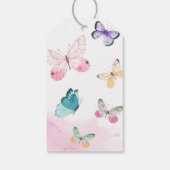 バタフライベビーシャワー ギフトタグ (裏面)