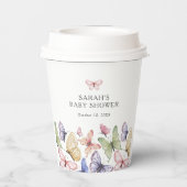 バタフライベビーシャワー 紙コップ (裏面)