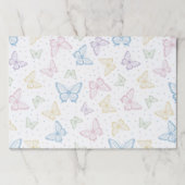 バタフライペーパープレートマット ペーパーパッド (正面)