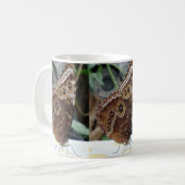 バタフライホワイトコーヒーマグ コーヒーマグカップ (正面左)