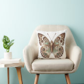 バタフライボタニカルインスパイア自然アート クッション (椅子)