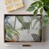 バタフライボタニカルフラワーガーデンフローラデカップージ 薄葉紙 (ギフト)