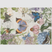 バタフライボタニカルフラワーガーデンフローラデカップージ 薄葉紙 (正面)