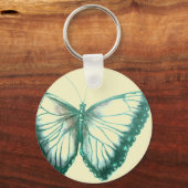 バタフライボタンキーチェーン キーホルダー (正面)