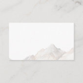 バタフライボホワイルドフラワーベビーシャワーブックリクエスト エンクロージャーカード (裏面)