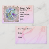 バタフライボーティシャンアポイントメントカード 予約カード (正面/裏面)