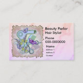 バタフライボーティシャンアポイントメントカード 予約カード (正面)