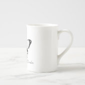 バタフライボーン中国マグ ボーンチャイナマグカップ (右)