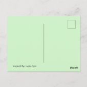 バタフライポイズハガキ ポストカード (裏面)