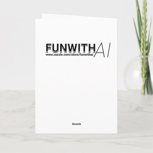 バタフライポケット時計と花誕生日 カード (裏面)