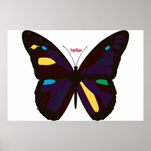 バタフライポスター ポスター (正面)