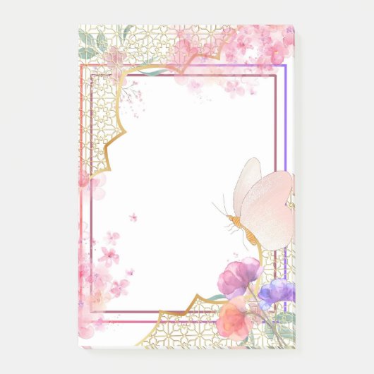 バタフライポストイットノート ポストイット (正面)