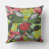 バタフライポピーカラフルナルールデザイン アウトドアクッション (裏面)