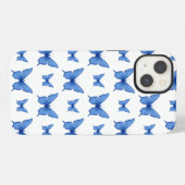 バタフライポーネケース iPhoneケース (裏面横)