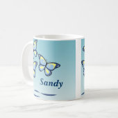 バタフライマグカップ コーヒーマグカップ (正面左)