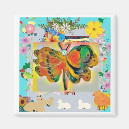 バタフライマグネット マグネット