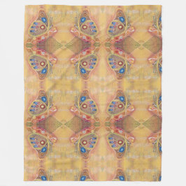 バタフライマグネティックアートカスタムフリースブランケット フリースブランケット