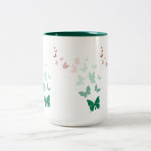 バタフライマグ ツートーンマグカップ (中央)