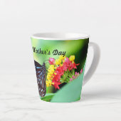 バタフライマザーズデイラテマグ カフェラテマグ (右アングル)