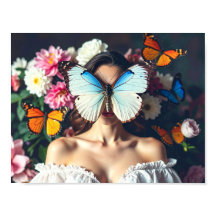 バタフライマスク(周囲フローラ付)