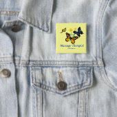 バタフライマッサージセラピスト 缶バッジ (インサイチュ)