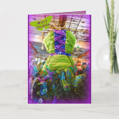 バタフライマネキンドレス型枠クリスマスツリー シーズンカード (正面)