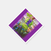 バタフライマネキンドレス型枠クリスマスツリー スタンダードカクテルナプキン (角)