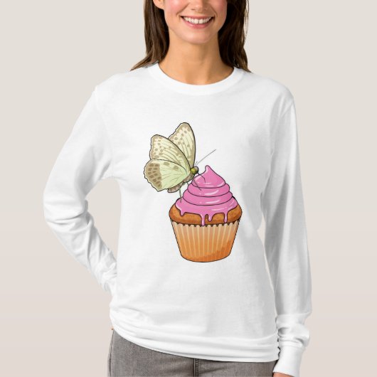 バタフライマフィン Tシャツ (正面)