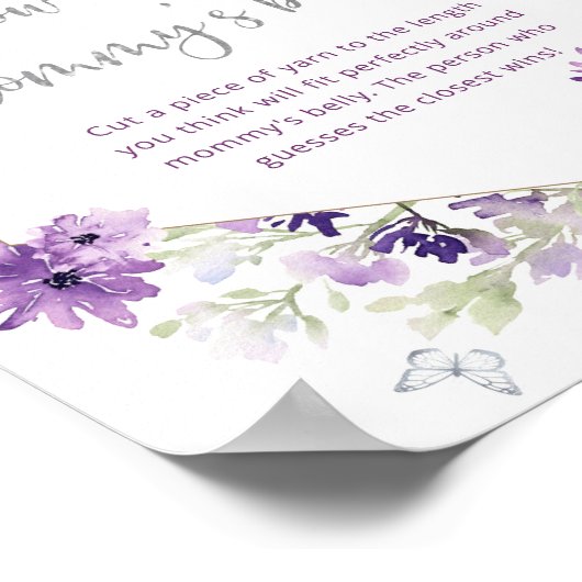 バタフライママの腹のゲームポスターは大きい ポスター (角)