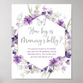 バタフライママの腹のゲームポスターは大きい ポスター (正面)