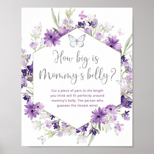 バタフライママの腹のゲームポスターは大きい ポスター (正面)