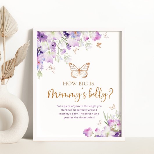 バタフライママの腹のゲームポスターは大きい ポスター