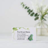 バタフライママカスタムの写真の呼び出しプレイダートカード コーリングカード (スタンド正面)