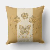 バタフライマンダラ装飾用クッション クッション (裏面)