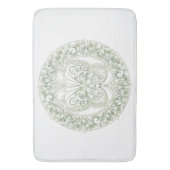 バタフライマンダラ – バスマット (正面縦)