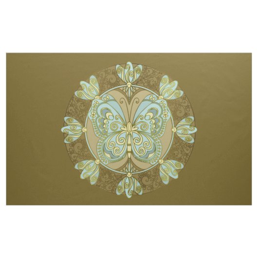 バタフライマンダラ – ファブリック (ヤード)