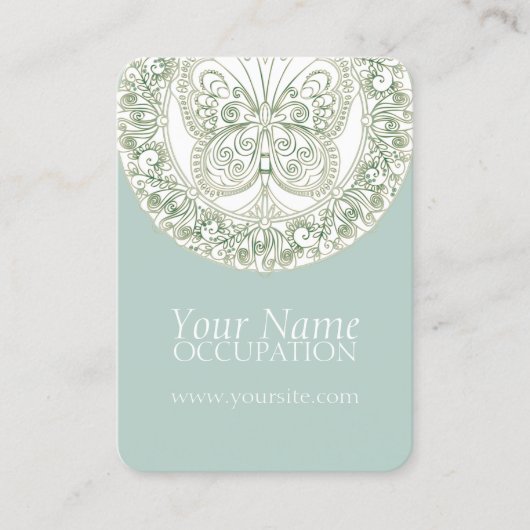 バタフライマンダラ – 名刺 (正面)