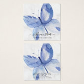 バタフライマーブルイヤリングジュエリー表示カード (正面&裏面)