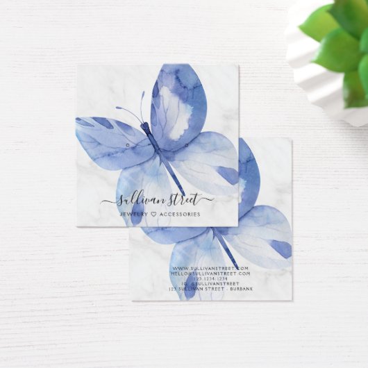 バタフライマーブルイヤリングジュエリー表示カード (デスク)