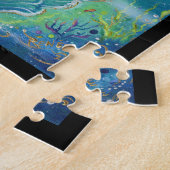 バタフライマーメイドの内面平和byルネ・ラボイエ ジグソーパズル (側面)