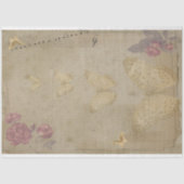 バタフライミュージックアンティークエイジ紙アート 薄葉紙 (正面)