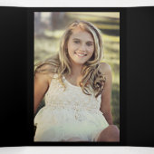 バタフライミュージック卒業3枚の写真 三つ折り案内状 (内部中)