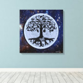 バタフライムーン キャンバスプリント (インサイチュ (ウッドフロア))