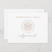 バタフライムーン ポストカード (正面/裏面)