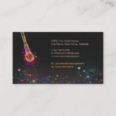 バタフライメイクアップブラシ雌プロファイル 名刺 (裏面)