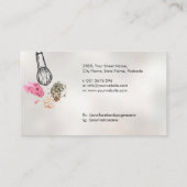 バタフライメイクアップブラシ 名刺 (裏面)