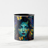 バタフライメイド ツートーンマグカップ (中央)