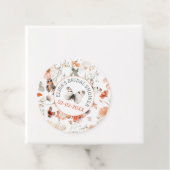 バタフライメドウウォーターカラーカスタムブライダルシャワー フェイバータグ (インサイチュ)