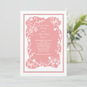 バタフライメドウ結婚式招待状 招待状 (スタンド正面)